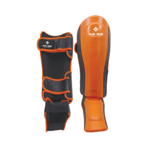 AMC SIS1 orange Shin Guards