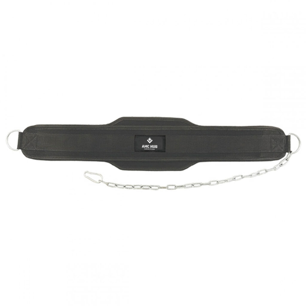 AMC WBG6 Weightlifting Dip Belt with chain