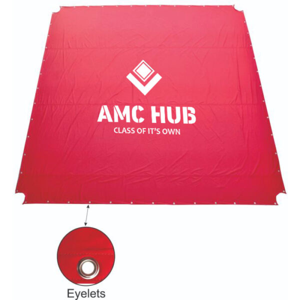 AMC BR6 Red Boxing Ring Canvas Cover